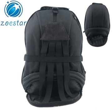 Durable Helmet Holder Bag with Cover Motorcycle Gear Backpack with Laptop Compartment